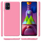 Чехол силиконовый Samsung M515 Galaxy M51 Розовый