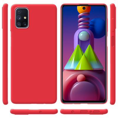 Чехол силиконовый Samsung M515 Galaxy M51 Красный