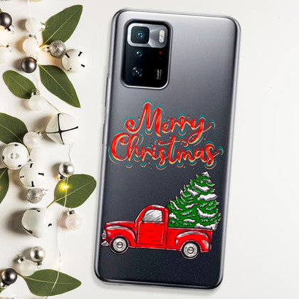 Прозрачный чехол BoxFace Xiaomi Poco X3 GT Holiday Car