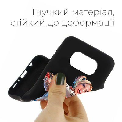 Черный чехол 3D BoxFace Xiaomi Poco X3 Pro Happy Harley Quinn