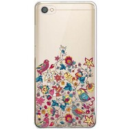 Чехол прозрачный U-Print 3D Xiaomi Redmi Note 5A Floral Birds