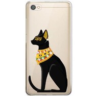 Чехол U-Print Xiaomi Redmi Note 5A Египетская кошка со стразами