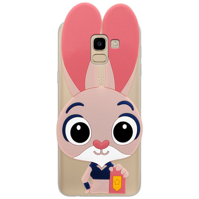 Чехол силиконовый Zootopia Samsung J600 Galaxy J6 2018 Rabbit Judy