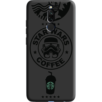 Черный чехол BoxFace Xiaomi Redmi 8 Dark Coffee