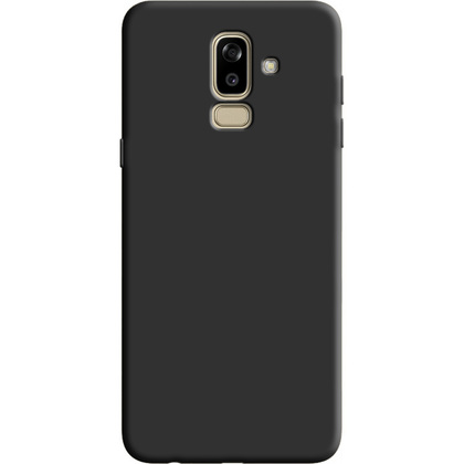 Силиконовый чехол Samsung J810 Galaxy J8 2018 Черный