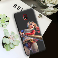Черный чехол 3D BoxFace Xiaomi Redmi 8A Happy Harley Quinn