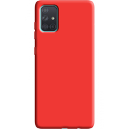 Силиконовый чехол Samsung A715 Galaxy A71 Красный
