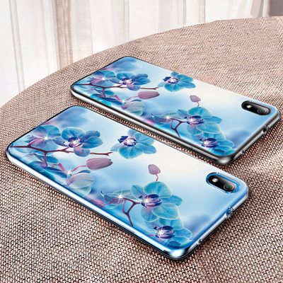 Чехол со стразами Xiaomi Redmi 7A Orchids