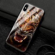 Защитный чехол BoxFace Glossy Panel Apple iPhone X Tiger