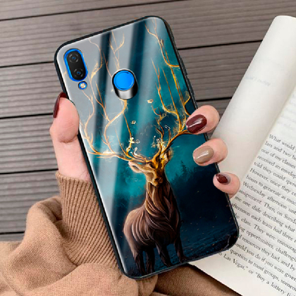 Защитный чехол BoxFace Glossy Panel Huawei P Smart Plus Fairy Deer