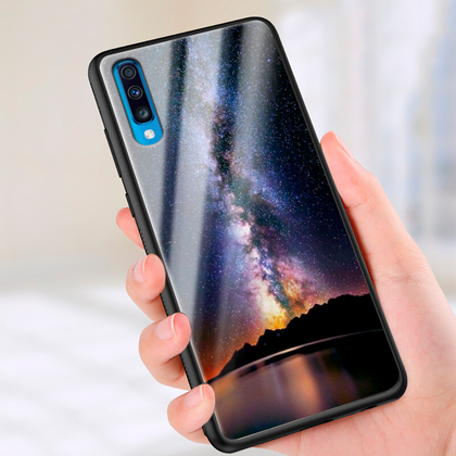 Защитный чехол BoxFace Glossy Panel Samsung Galaxy A70 Milky Way