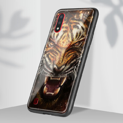 Защитный чехол BoxFace Glossy Panel Samsung Galaxy A01 Tiger
