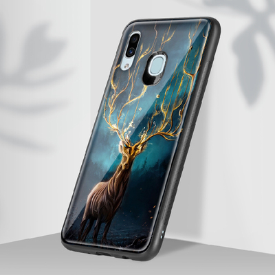 Защитный чехол BoxFace Glossy Panel Samsung Galaxy A30 Fairy Deer