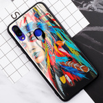 Защитный чехол BoxFace Glossy Panel Xiaomi Redmi Note 7 Feather Girl