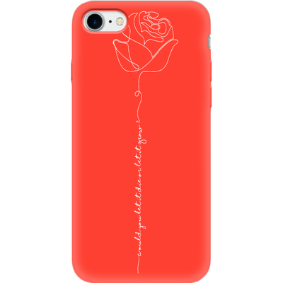 Красный чехол BoxFace Apple iPhone 7/8 Rose