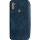 Чехол книжка Leather Gelius для Samsung M115 Galaxy M11 Синий