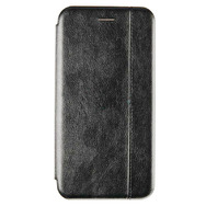 Чехол книжка Leather Gelius для Nokia 3.1 Plus Черный