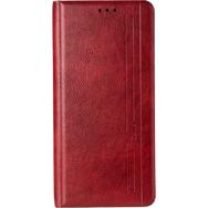 Чехол книжка Leather Gelius New для Xiaomi Redmi 9 Красный
