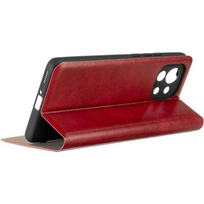Чехол книжка Leather Gelius New для Xiaomi Mi 11 Красный