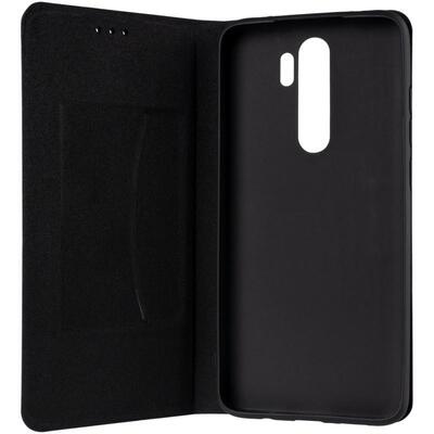 Чехол книжка Leather Gelius New для Xiaomi Redmi Note 8 Pro Черный