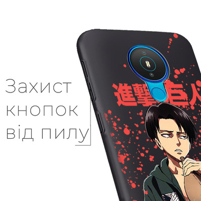 Защитный чехол Boxface Nokia 1.4 Атака Титанов Леви