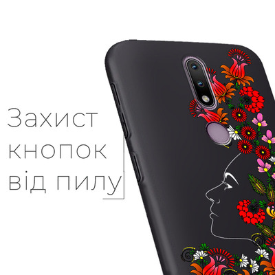 Защитный чехол Boxface Nokia 2.4 3D Ukrainian Muse