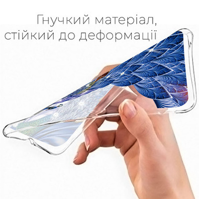 Чехол BoxFace со стразами Samsung Galaxy M22 (M225) Peafowl