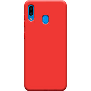 Силиконовый чехол Samsung A205 Galaxy A20 Красный