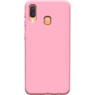 Силиконовый чехол Samsung A405 Galaxy A40 Розовый