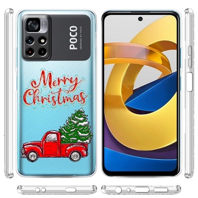 Прозрачный чехол BoxFace Xiaomi Poco M4 Pro 5G Holiday Car