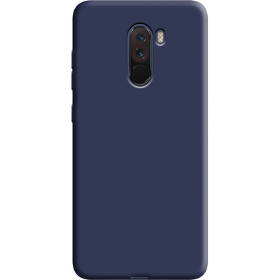 Силиконовый чехол Xiaomi Pocophone F1 Темно-синий