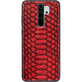 Кожаный чехол Boxface Xiaomi Redmi Note 8 Pro Reptile Red