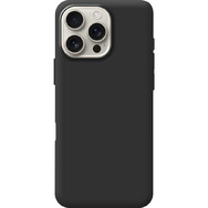 Силиконовый чехол Apple iPhone 16 Pro Max Черный
