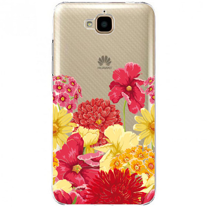 Чехол прозрачный U-Print 3D Huawei Y6 (TITAN-U02) Pro Floral Pattern