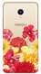 Чехол прозрачный U-Print 3D Meizu M5 Floral Pattern