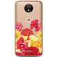 Чехол прозрачный U-Print 3D Motorola Moto C Plus XT1723 Floral
