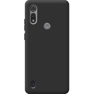 Чехол силиконовый Motorola E6S Черный