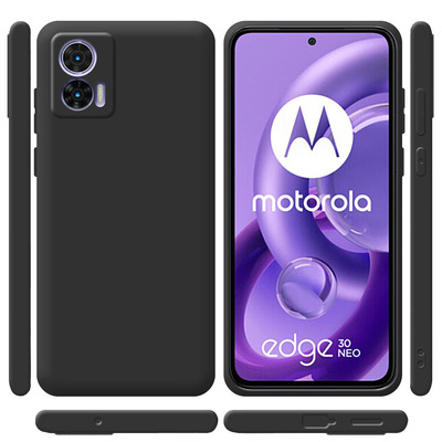 Чехол силиконовый Motorola Edge 30 Neo Черный