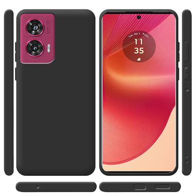Чехол силиконовый Motorola Edge 50 Fusion Черный