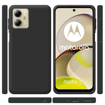 Чехол силиконовый Motorola G14 Черный