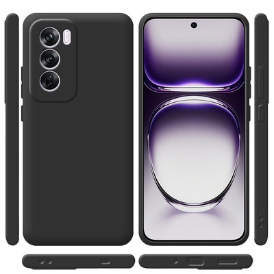 Силиконовый чехол OPPO Reno 12 Pro Черный