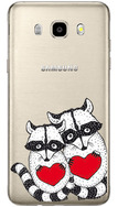 Чехол U-Print Samsung J510 Galaxy J5 (2016) Влюбленные еноты