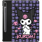 Чохол для Samsung Galaxy Tab S7 (T875) Kuromi Purple Skull