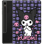 Чохол для Samsung Galaxy Tab S9 FE Kuromi Purple Skull