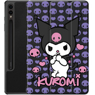 Чохол для Samsung Galaxy Tab S9 Plus Kuromi Purple Skull