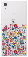 Чехол прозрачный U-Print 3D Sony Xperia XA1 G3116 / XA1 Dual G3112 Floral Birds
