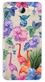 Чехол-накладка U-Print Huawei Y5 2 Фламинго