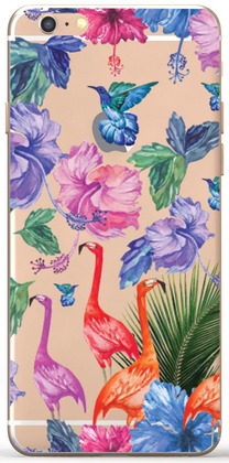 Чехол U-Print Apple iPhone 7/8 Фламинго