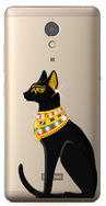 Чехол U-Print Lenovo P2 p2a42 Египетская кошка со стразами