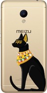 Чехол-накладка U-Print Meizu M3 Египетская кошка со стразами